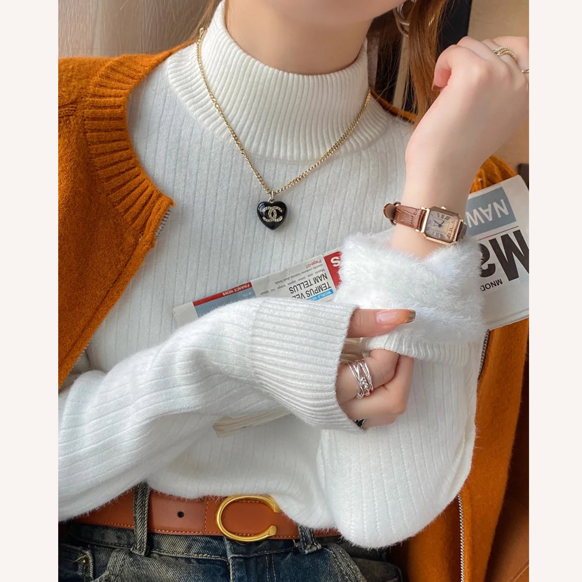 Home & Grey™ Knitted Turtleneck Sweater