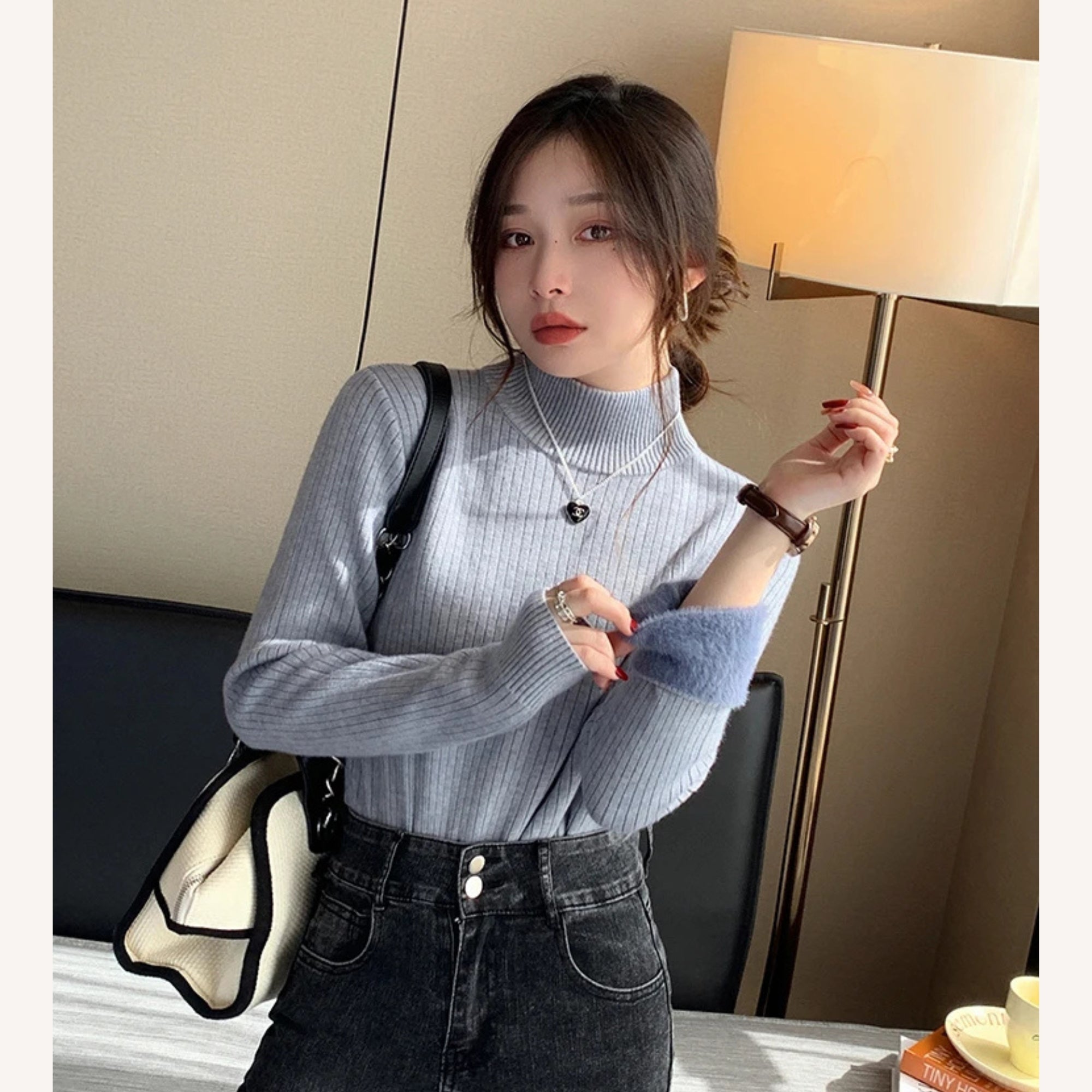 Home & Grey™ Knitted Turtleneck Sweater