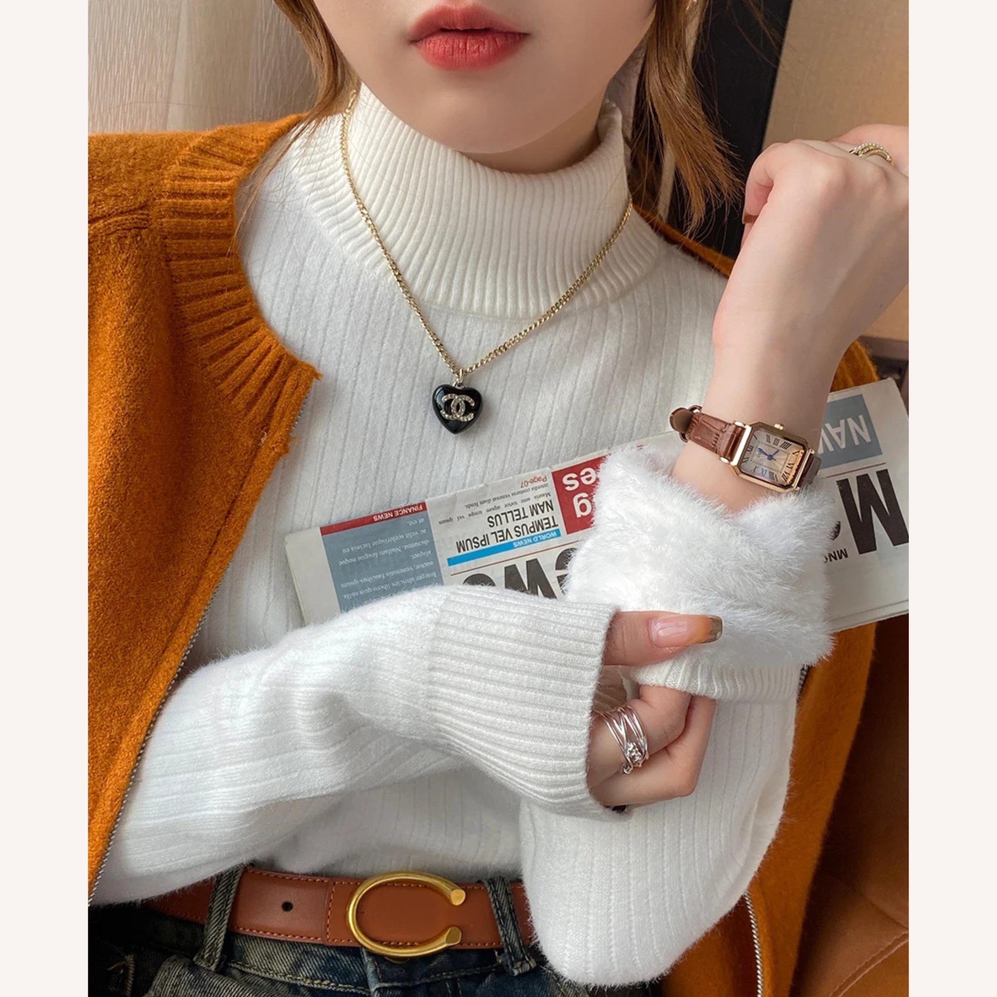 Home & Grey™ Knitted Turtleneck Sweater