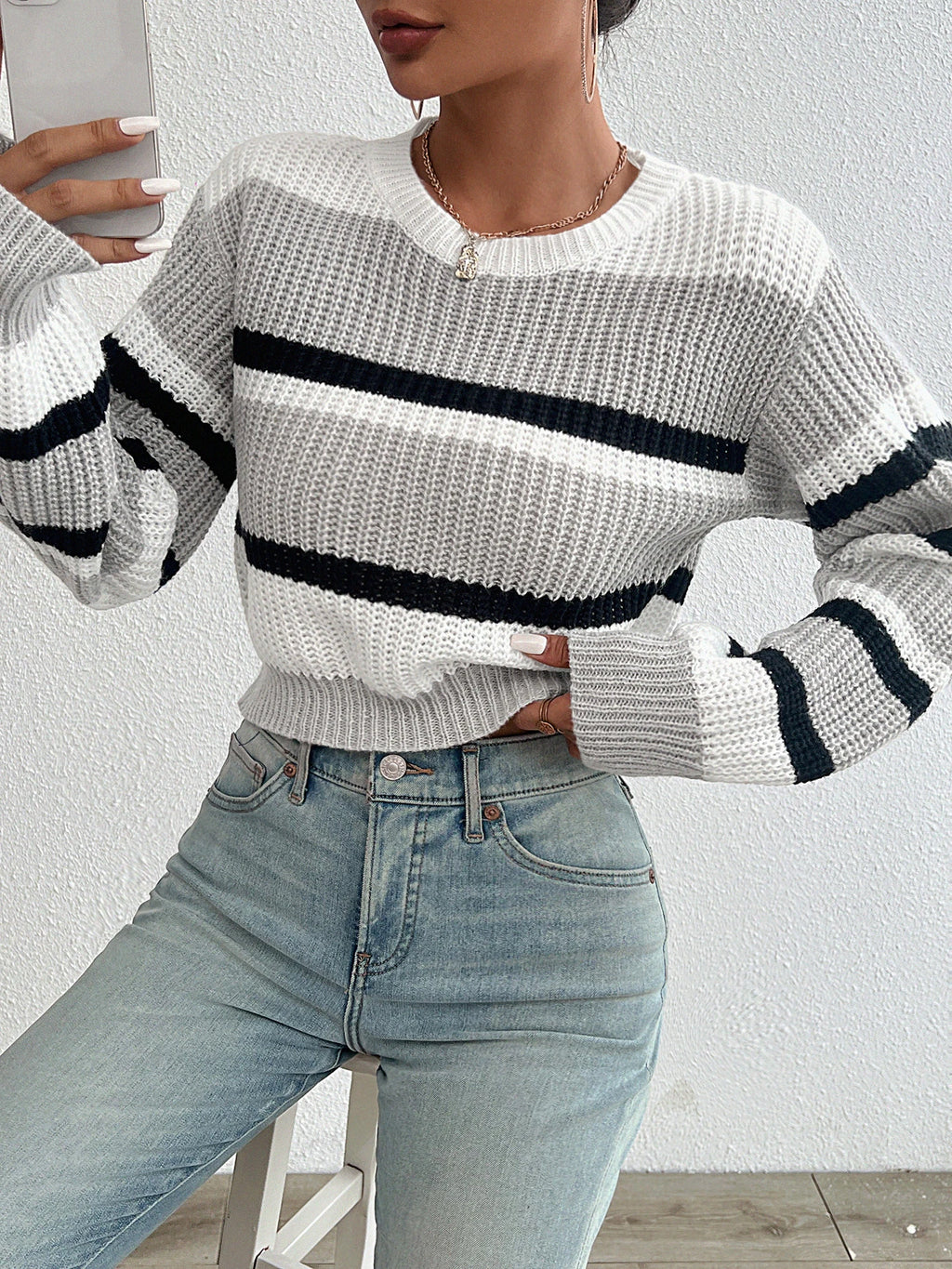 Home & Grey™ Knitted Autumn Sweater